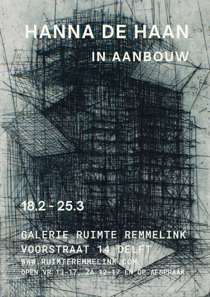 Expositie Hanna de Haan in aanbouw